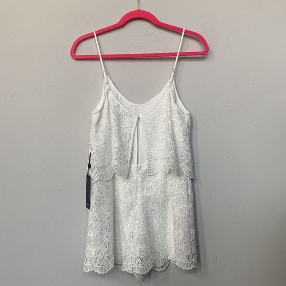 Forever 21 Floral Lace Romper - Picture 5 of 6